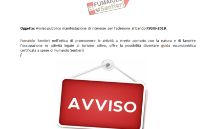 Bando per diventare guida escursionistica certificata (FSGIU-2019)