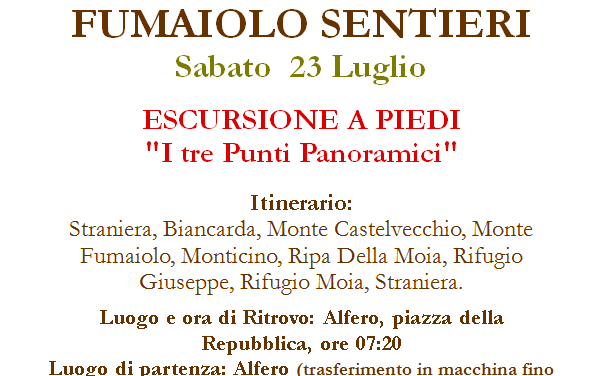 I tre Punti Panoramici
